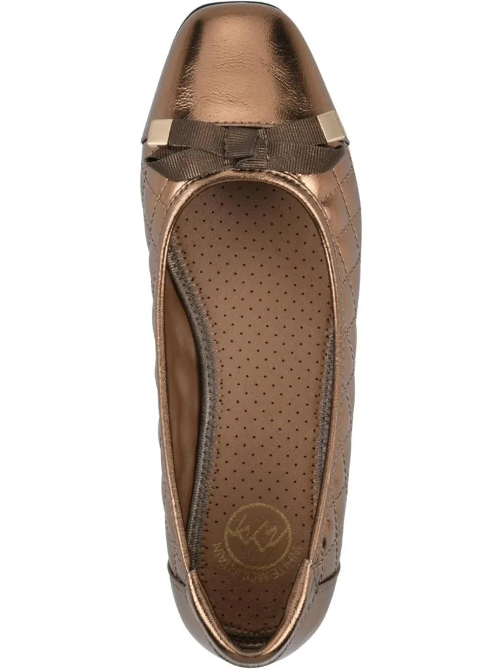 Stylish Women's Diamond Quilted Cap Toe Ballet Flats - Comfortable & Chic